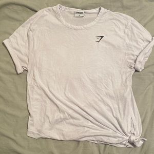 Gymshark workout top.